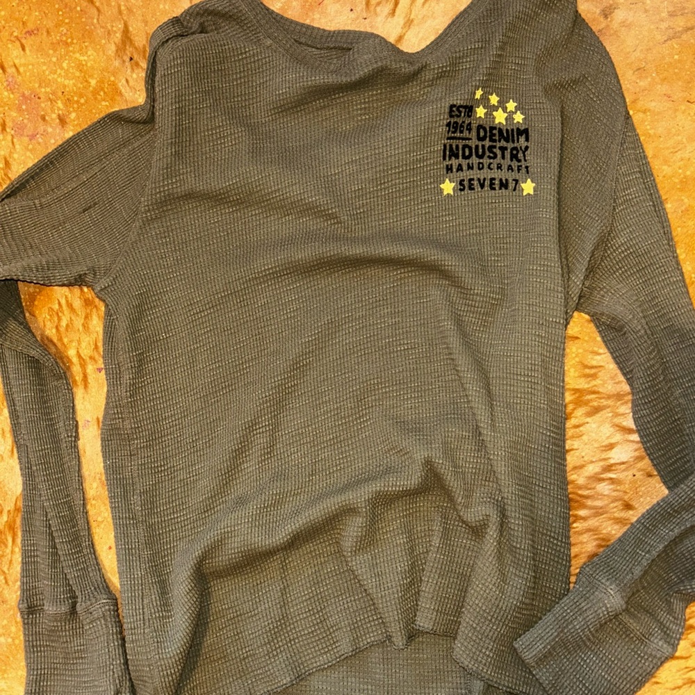 Oversized green shirt